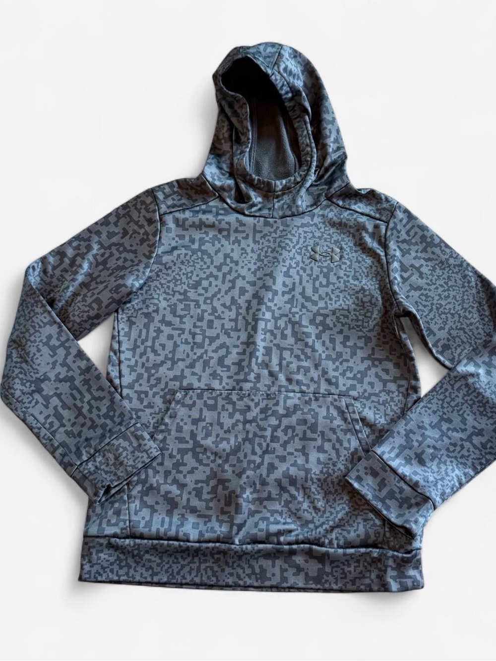 Under Armour Black Pixel Camo Kids Hoodie